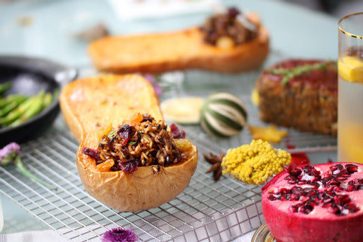 Roasted Pumpkin Stuffed with Coconut Rice By Chef Valentina Cordero Dávila
