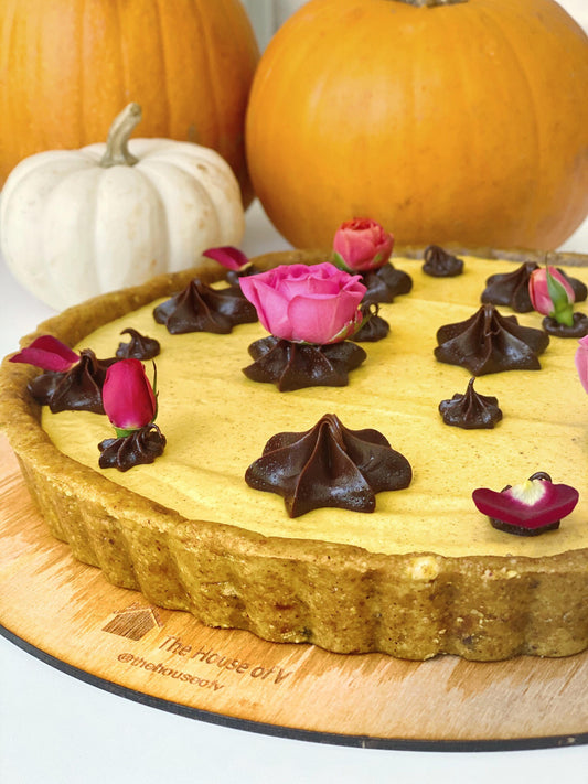Pumpkin Pie (Vegan, Raw, and GF)