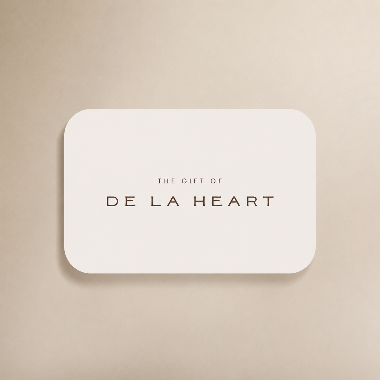 DE LA HEART DIGITAL GIFT CARD