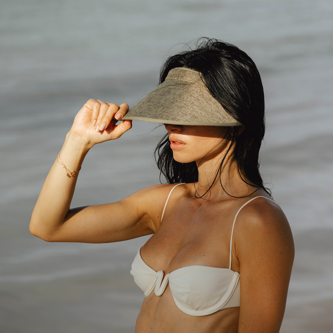 WIDE BRIM VISOR - JADE