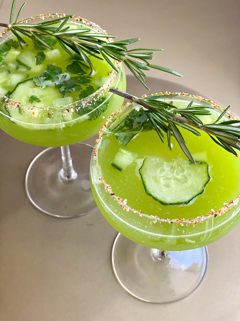 Cucumber & Pineapple Margarita Mocktail