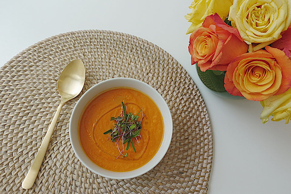 Healthy Eats: Vegan Carrot & Ginger Soup.
