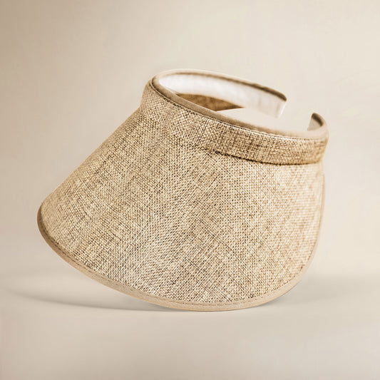 WIDE BRIM VISOR - SAND