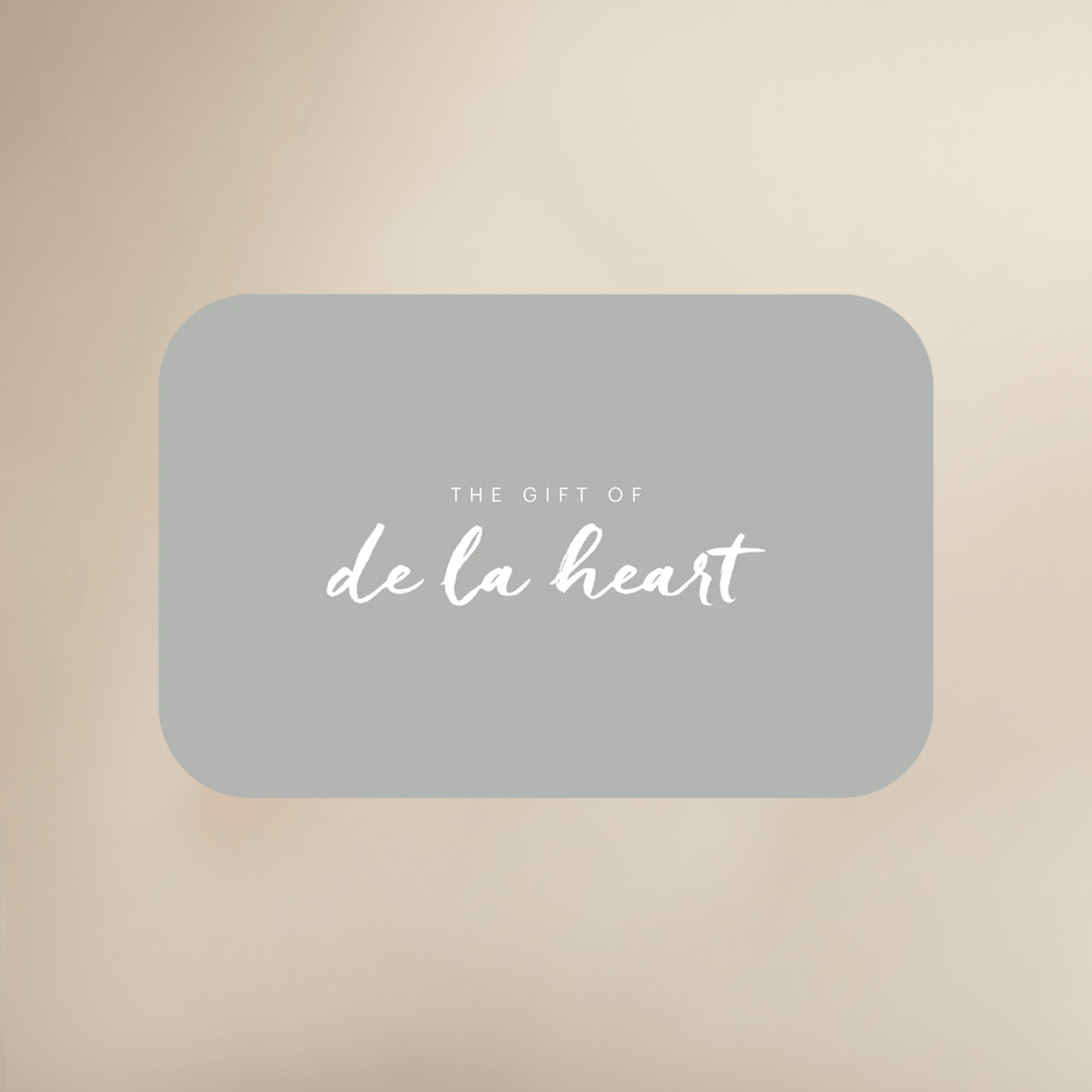 DE LA HEART GIFT CARD